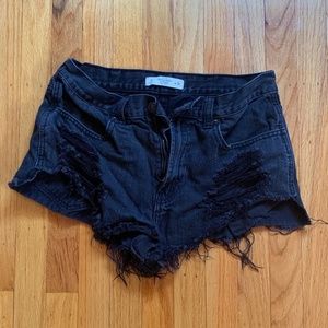 BLACK A&F FESTIVAL SHORTS
